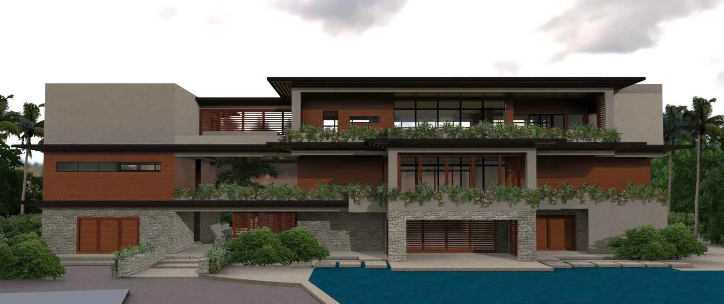 Architectural rendering of the Anna Maria Beachfront residence