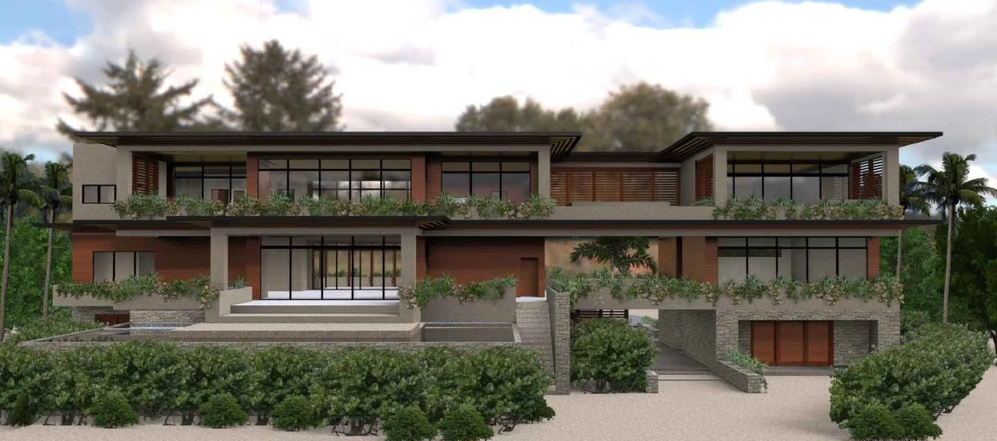 Architectural rendering of the Anna Maria Beachfront residence