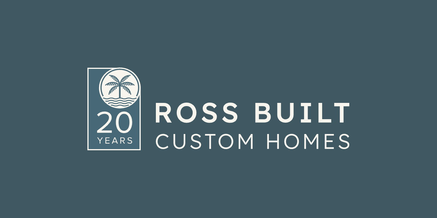 Ross Built Custom Homes 20 Years logo