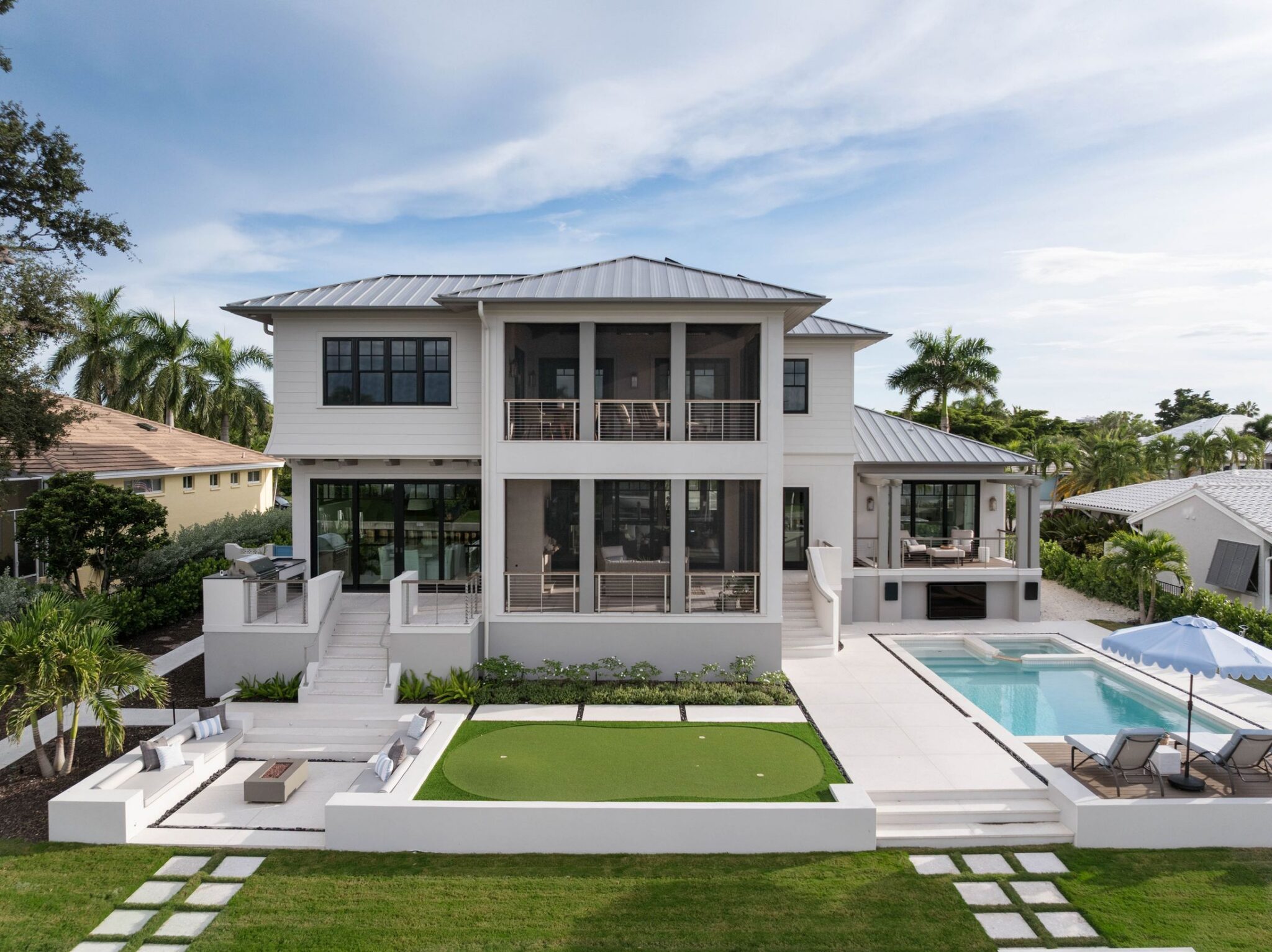 Somewhere South, a custom home in Sarasota designed by TROP Architecture and built by Ross Built